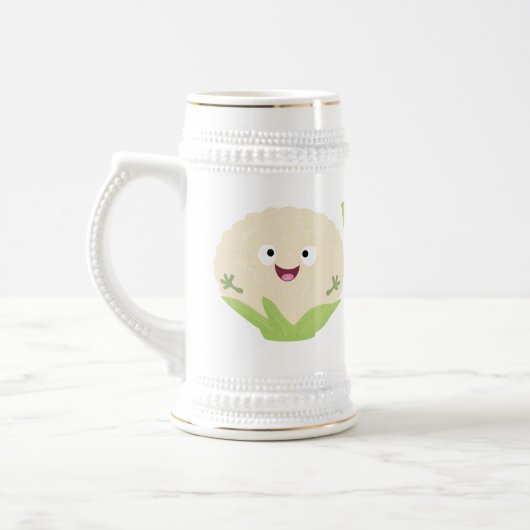 Steenteeltproducten met fijne bloemkool bierpul (Links)