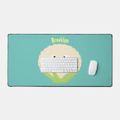 Steenteeltproducten met fijne bloemkool bureaumat (Keyboard & Muis)