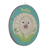 Steenteeltproducten met fijne bloemkool dartbord (Voorkant Links)
