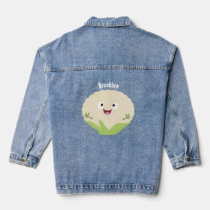Steenteeltproducten met fijne bloemkool denim jacket