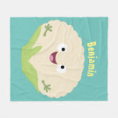 Steenteeltproducten met fijne bloemkool fleece deken (Voorkant (Horizontaal))