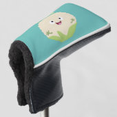 Steenteeltproducten met fijne bloemkool golfheadcover (3/4 voorkant)