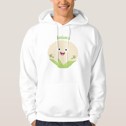 Steenteeltproducten met fijne bloemkool hoodie (Voorkant)