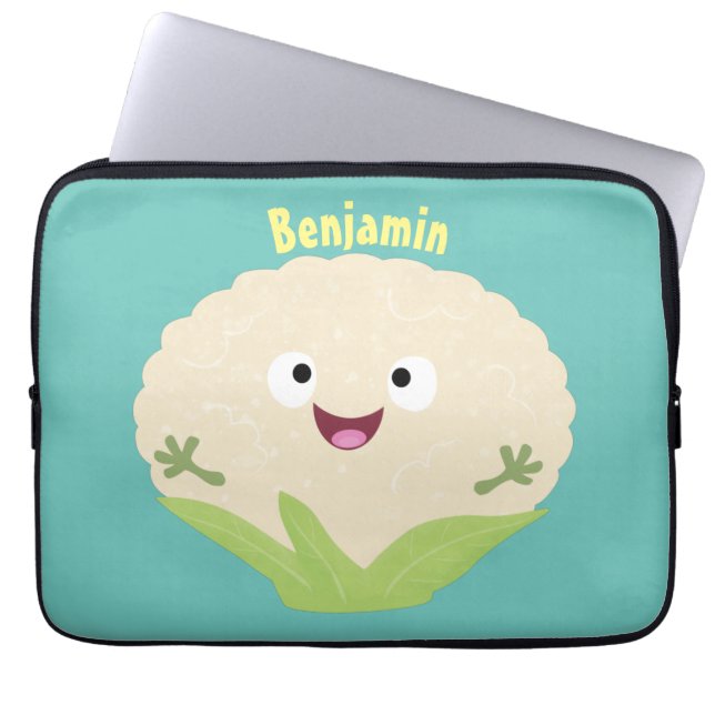 Steenteeltproducten met fijne bloemkool laptop sleeve (Voorkant)