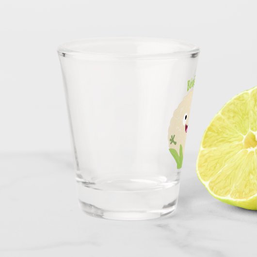 Steenteeltproducten met fijne bloemkool shot glas (Links)