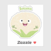 Steenteeltproducten met fijne bloemkool sticker (Vel)