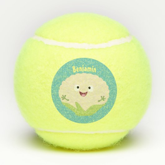 Steenteeltproducten met fijne bloemkool tennisballen (Achterkant)