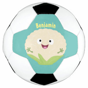 Steenteeltproducten met fijne bloemkool voetbal