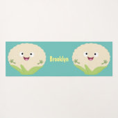 Steenteeltproducten met fijne bloemkool yogamat (Achterkant (horizontaal))