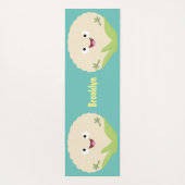 Steenteeltproducten met fijne bloemkool yogamat (Achterkant)