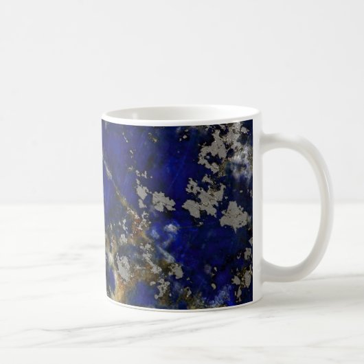 Steentextuur: Lapis lazuli Koffiemok (Rechts)