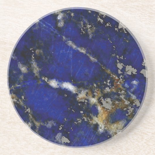 Steentextuur: Lapis lazuli Zandsteen Onderzetter (Voorkant)