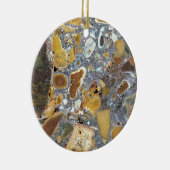 Steentextuur: Lateriet Keramisch Ornament (Rechts)