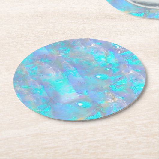 steentextuur ronde kartonnen onderzetter (Gebogen)