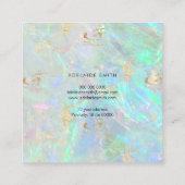 steentextuur vierkante visitekaartje (Achterkant)