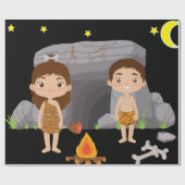 Steentijd inpakpapier (Vlak)