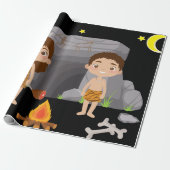 Steentijd inpakpapier (Uitgerold)