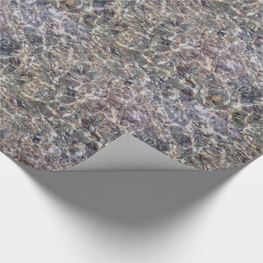 Steentjes Onderwater Glanzend Verpakkend Document Cadeaupapier (Hoek)