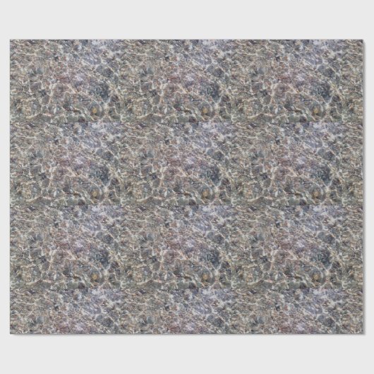 Steentjes Onderwater Glanzend Verpakkend Document Cadeaupapier (Vlak)