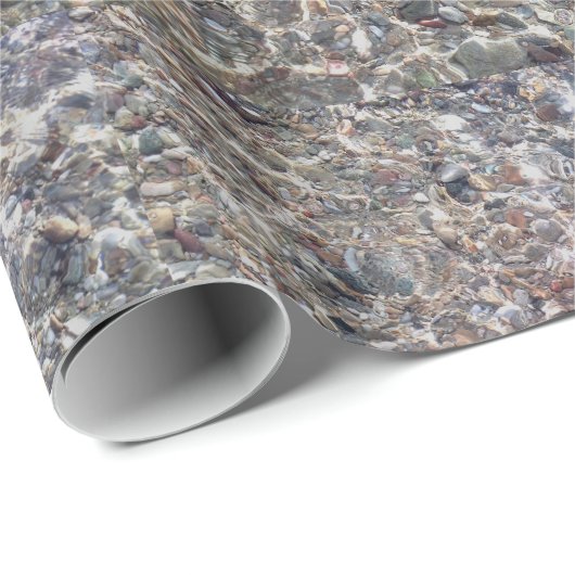 Steentjes Onderwater Glanzend Verpakkend Document Cadeaupapier (Rol Hoek)