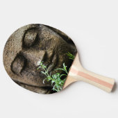 Steentuinbeeld met bloem tafeltennisbatje (Zijkant)