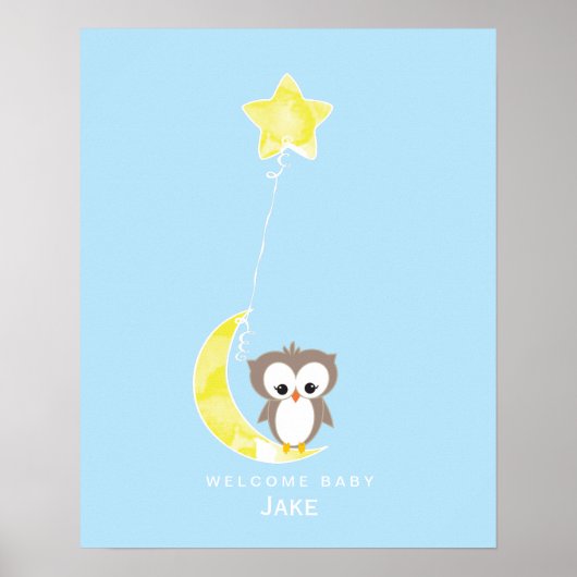 Steenuil | Cadeau-ideeën voor een babyfeest Print (Voorkant)