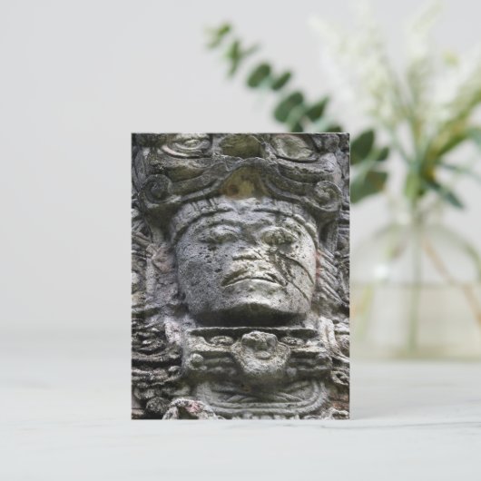 steenvlak van copán briefkaart (Staand voorkant)