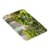 Steenwand met wijnstokken -  flexibel magneet (Rechterzijde)