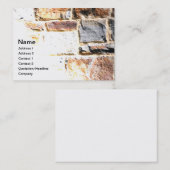 steenwand visitekaartje (Voorkant / Achterkant)