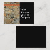 Steenwand Visitekaartje (Voorkant / Achterkant)