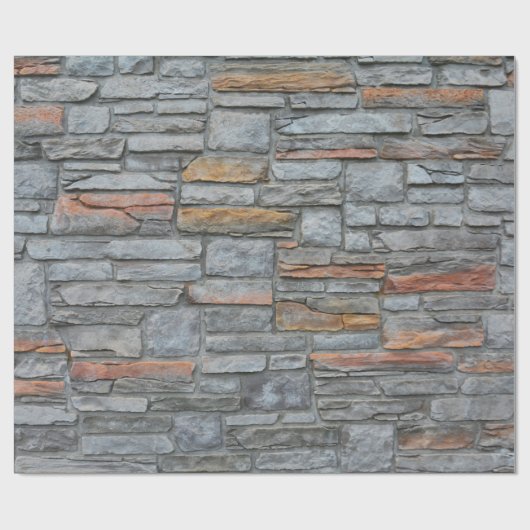 steenwandinpakpapier cadeaupapier (Vlak)