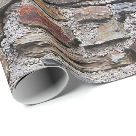 Steenwandtextuur Cadeaupapier (Rol Hoek)