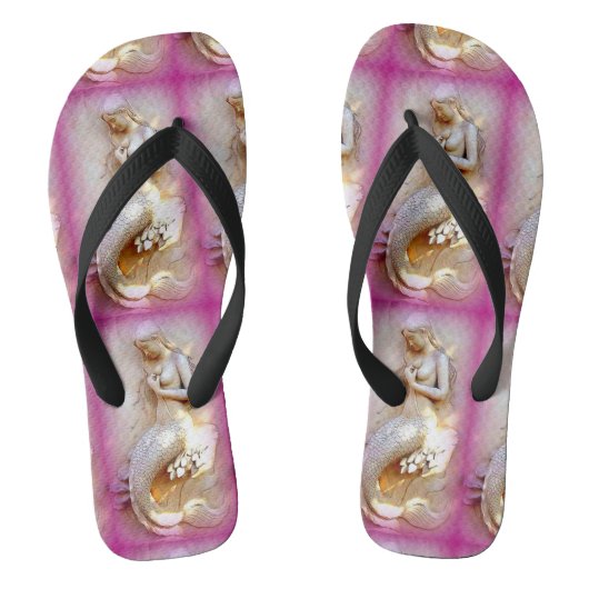 steenzegel roze teenslippers (Voetbed)