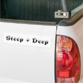 Steep + Deep Bumpersticker (Op Truck)