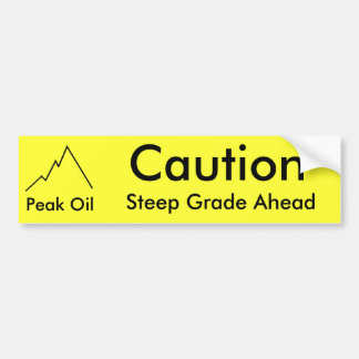 Steep Grade Bumpersticker