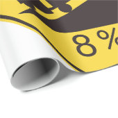 Steep Grade Traffic Sign Trucking Hauling Caution Cadeaupapier (Rol Hoek)