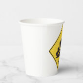 Steep Grade Traffic Sign Trucking Hauling Caution Papieren Bekers (Rechts)