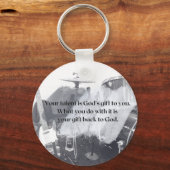 Steep Hollow Band sleutelhanger - met aanhaling (Achterkant)