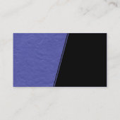 Steep Slope - Blue Wavy Paper Texture Visitekaartje (Achterkant)