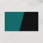 Steep Slope - Donker Blauwgroen en zwart Visitekaartje (Achterkant)