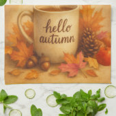 Steeped in Season Wide Border Kitchen Towels Theedoek (Gevouwen)