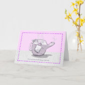 Steeping "indien ooit" Support Kaart (Gele Bloem)