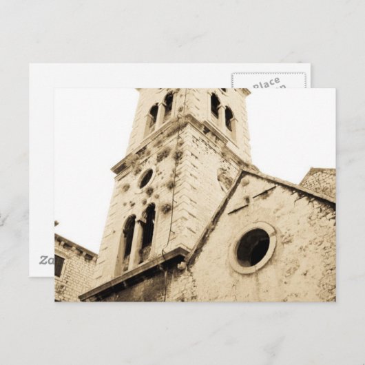 Steeple - Gepersonaliseerd Briefkaart (Voorkant / Achterkant)