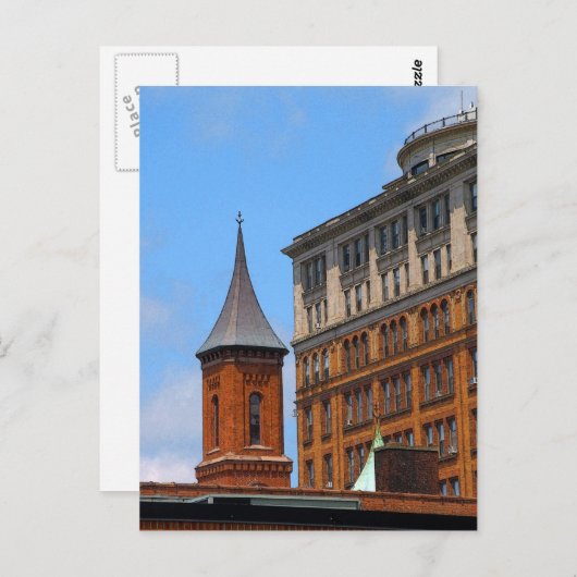 Steeple with Gull Briefkaart (Voorkant / Achterkant)