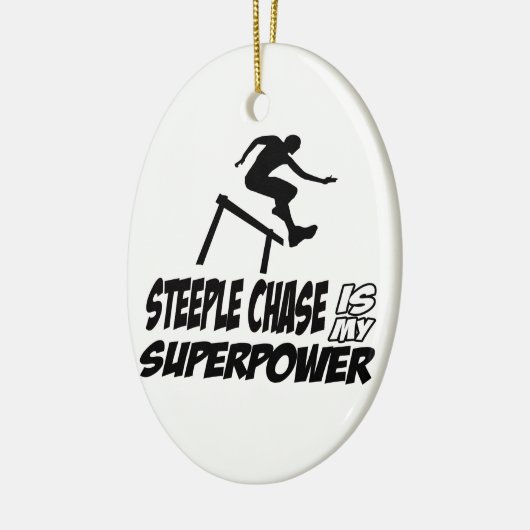 Steeplechase design keramisch ornament (Links)