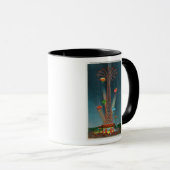 Steeplechase Park Parachute Jump Uitzicht bij nach Mok (Voorkant rechts)