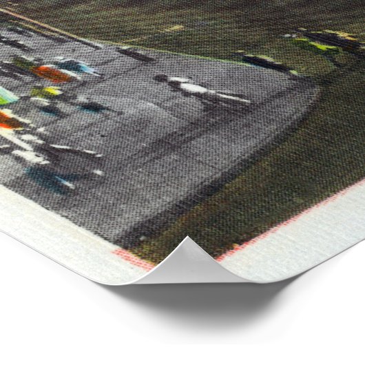 Steeplechase Park Surf Ave to Broadway op Poster (Hoek)