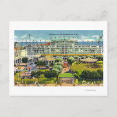 Steeplechase Park Uitzicht Pavilion of Fun Briefkaart (Voorkant)