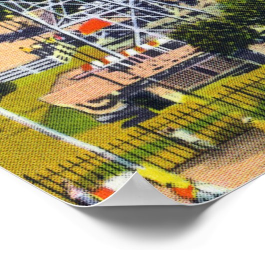 Steeplechase Park Uitzicht Pavilion of Fun Poster (Hoek)