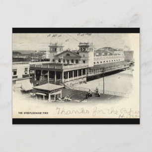 Steeplechase Pier Atlantic City 1904 Briefkaart